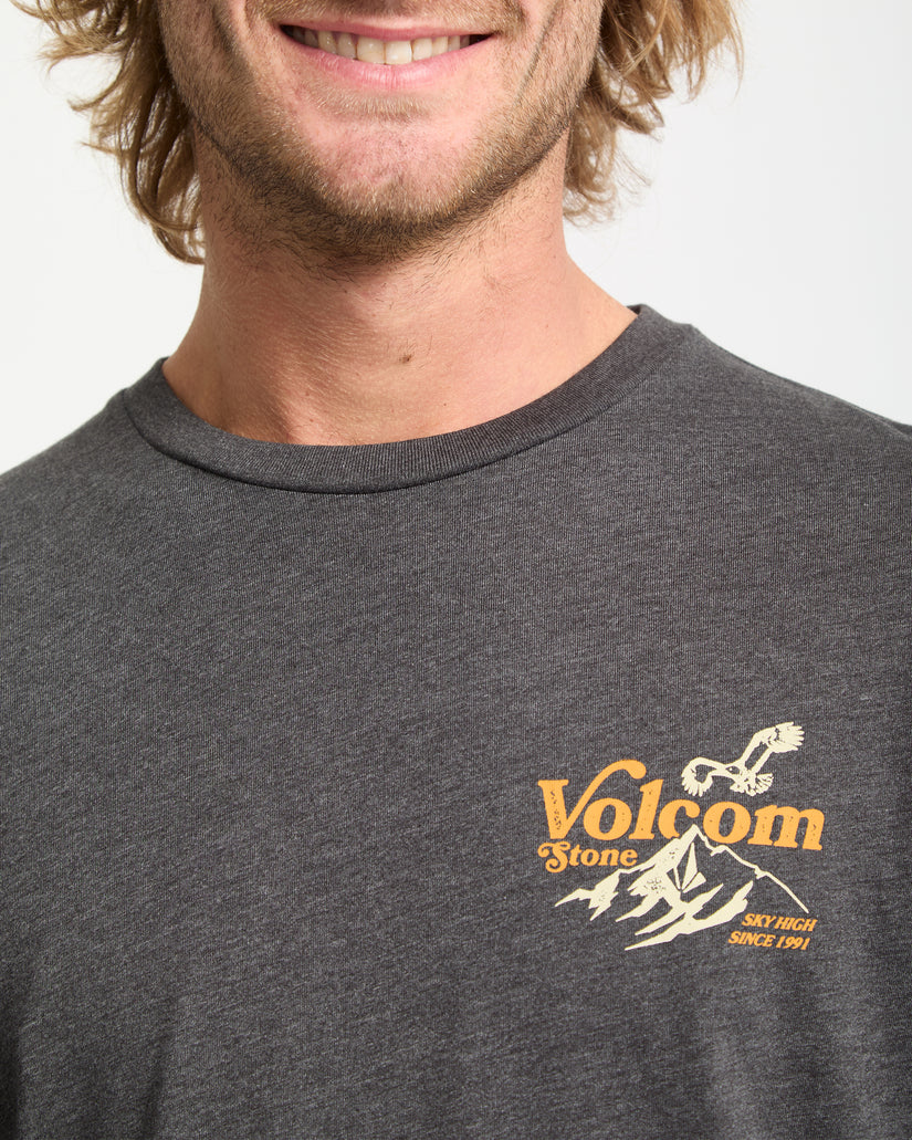 T-Shirt Back Country - Heather Black