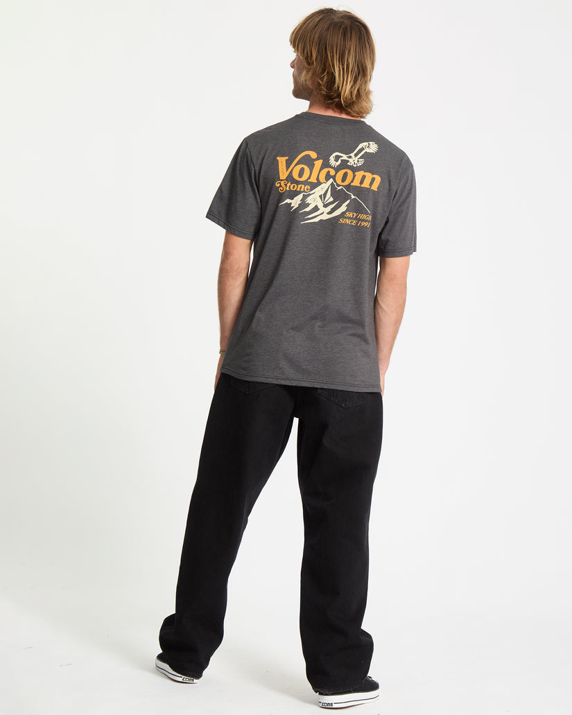 T-Shirt Back Country - Heather Black