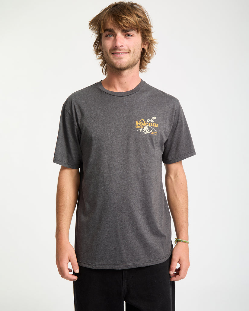 T-Shirt Back Country - Heather Black
