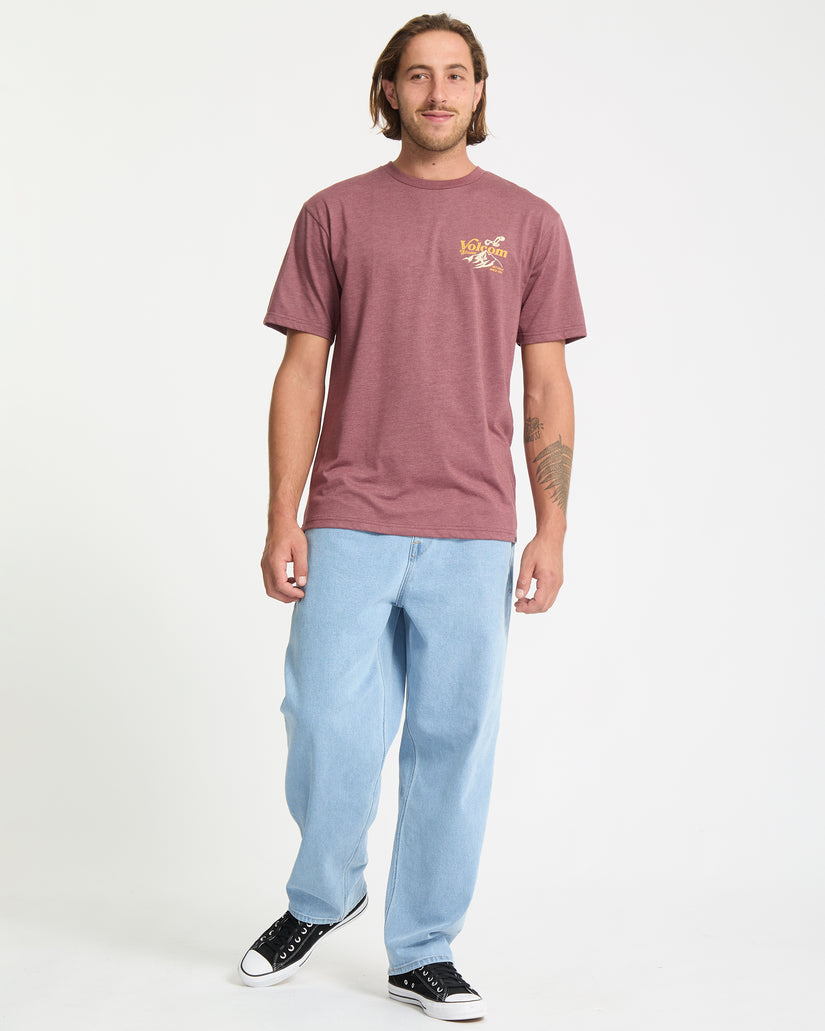 T-Shirt Back Country - Merlot