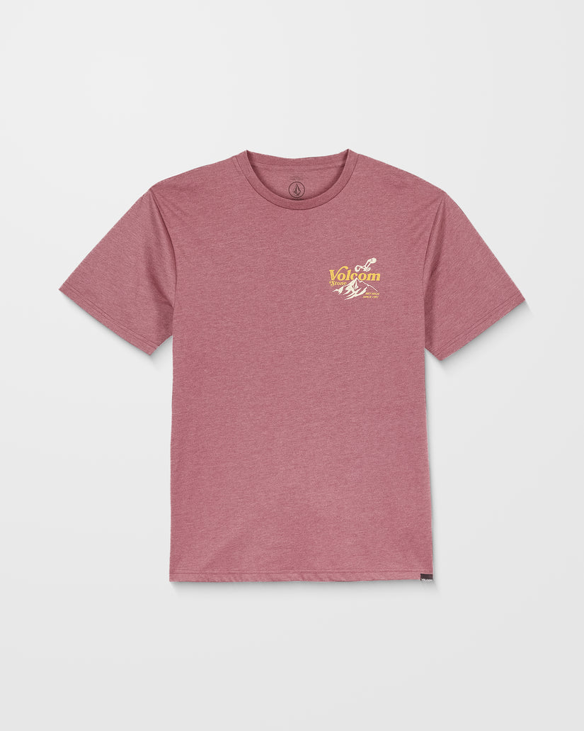 T-Shirt Back Country - Merlot