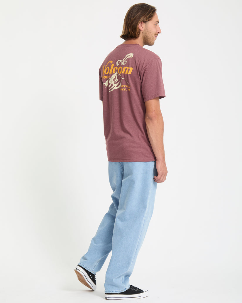 T-Shirt Back Country - Merlot