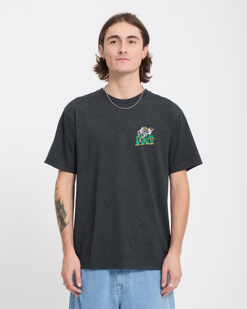 T-shirt Tipsy Rat - Heather Black