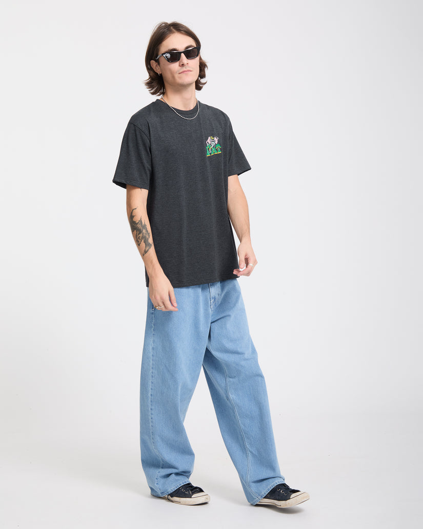 T-shirt Tipsy Rat - Heather Black