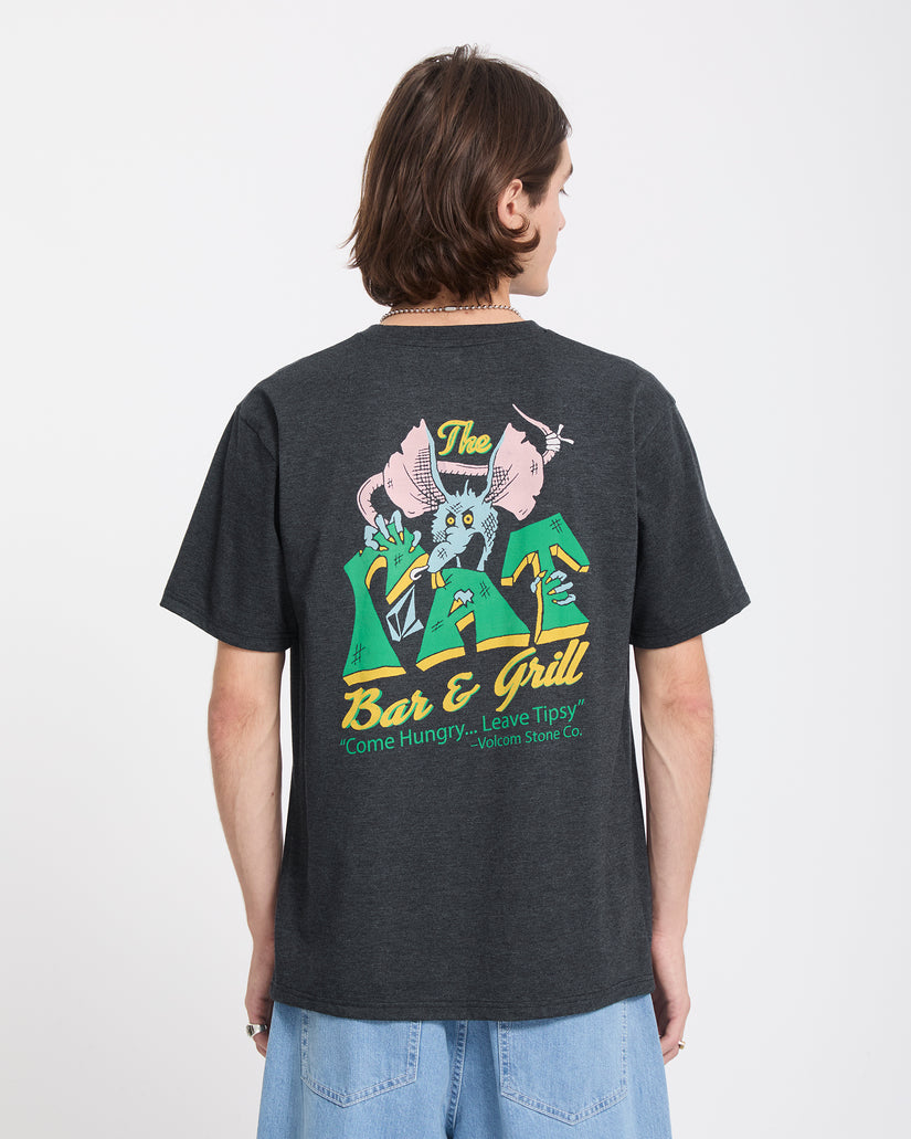 T-shirt Tipsy Rat - Heather Black