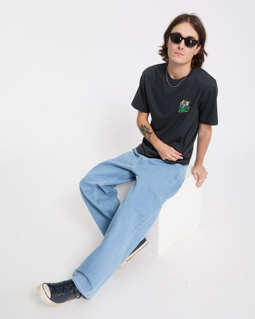 T-shirt Tipsy Rat - Heather Black