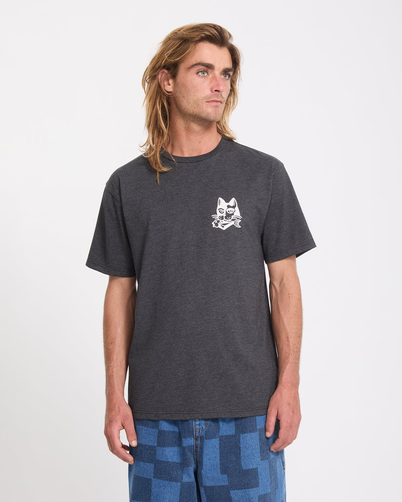 T-shirt Tasty - Heather Black