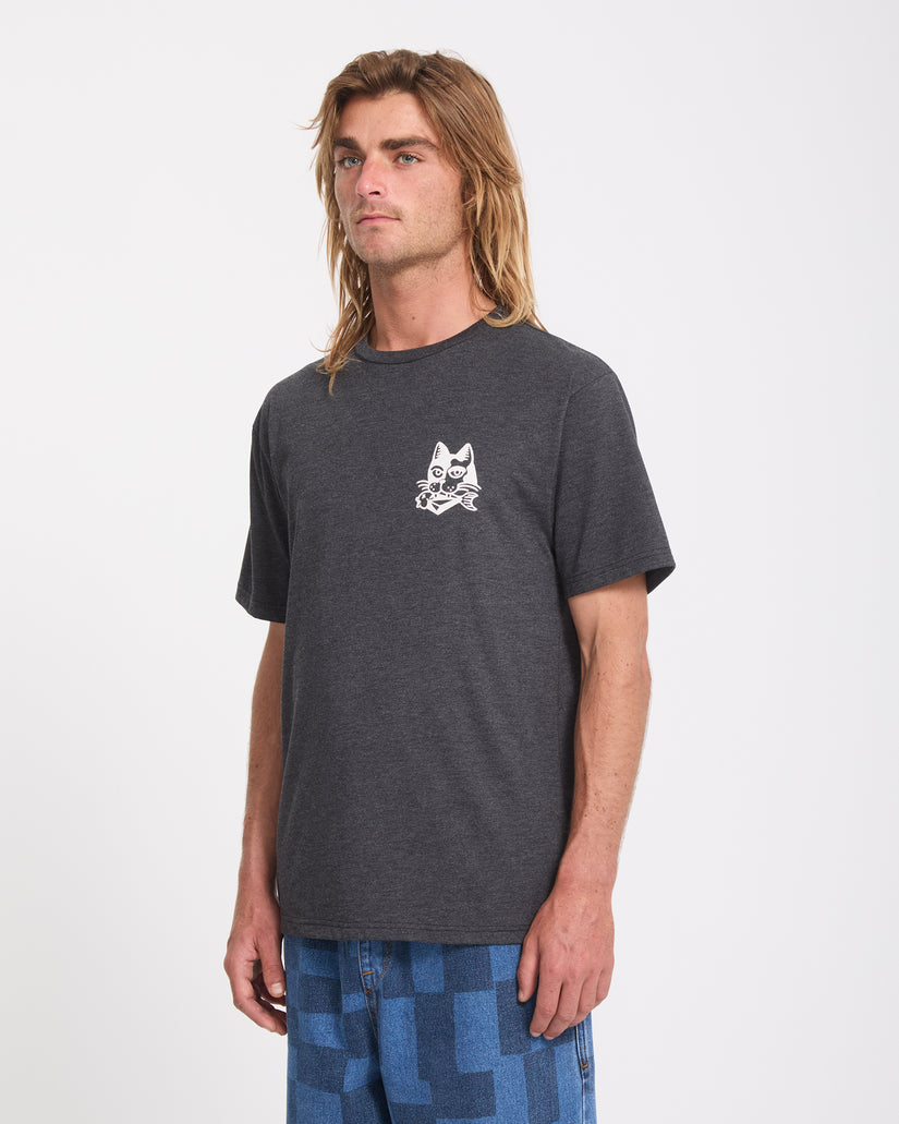 T-shirt Tasty - Heather Black
