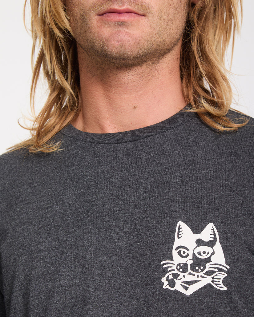 T-shirt Tasty - Heather Black
