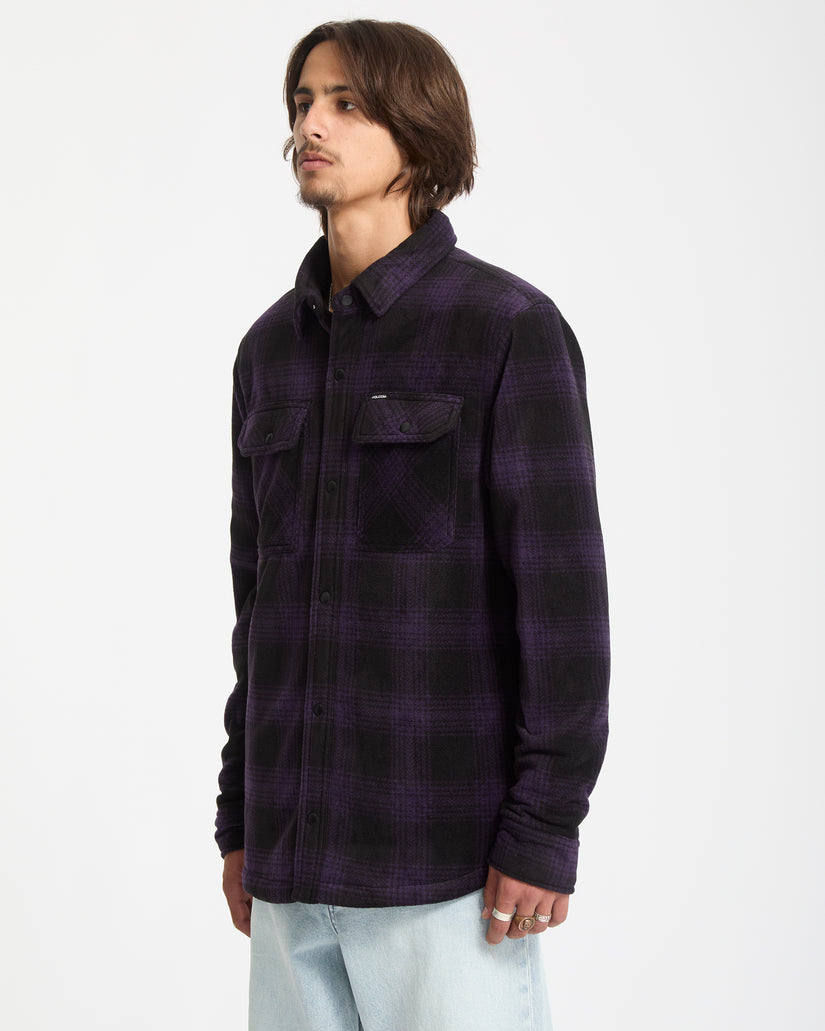 Surchemise En Polaire Bowered - Dark Purple