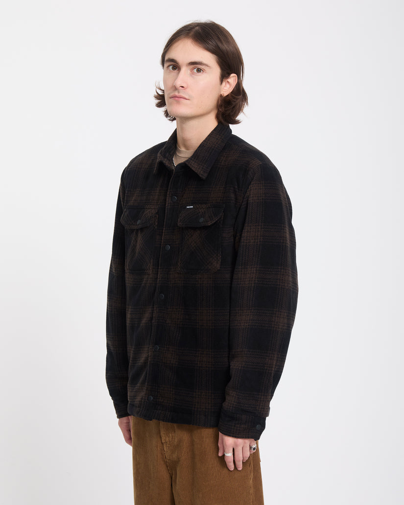 Surchemise en polaire Bowered II - Cacao