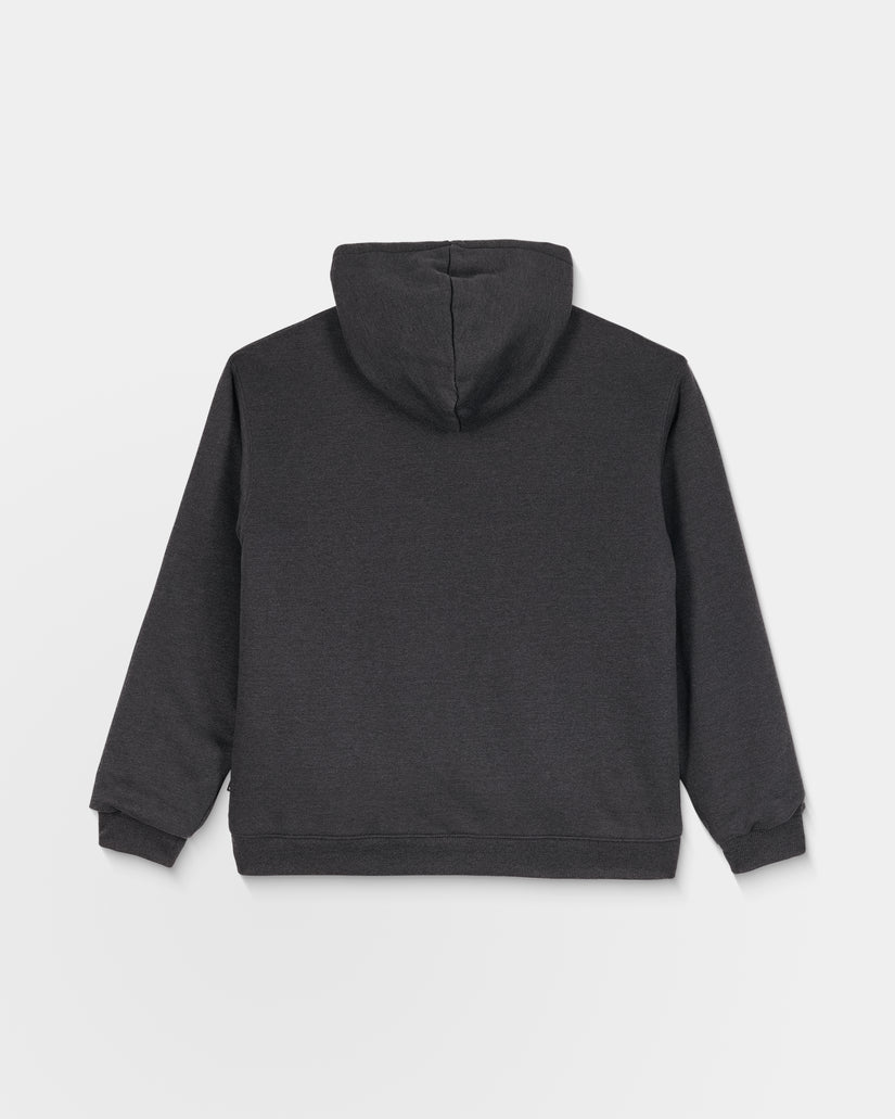 Sweat à capuche sherpa Single Stone - Heather Black