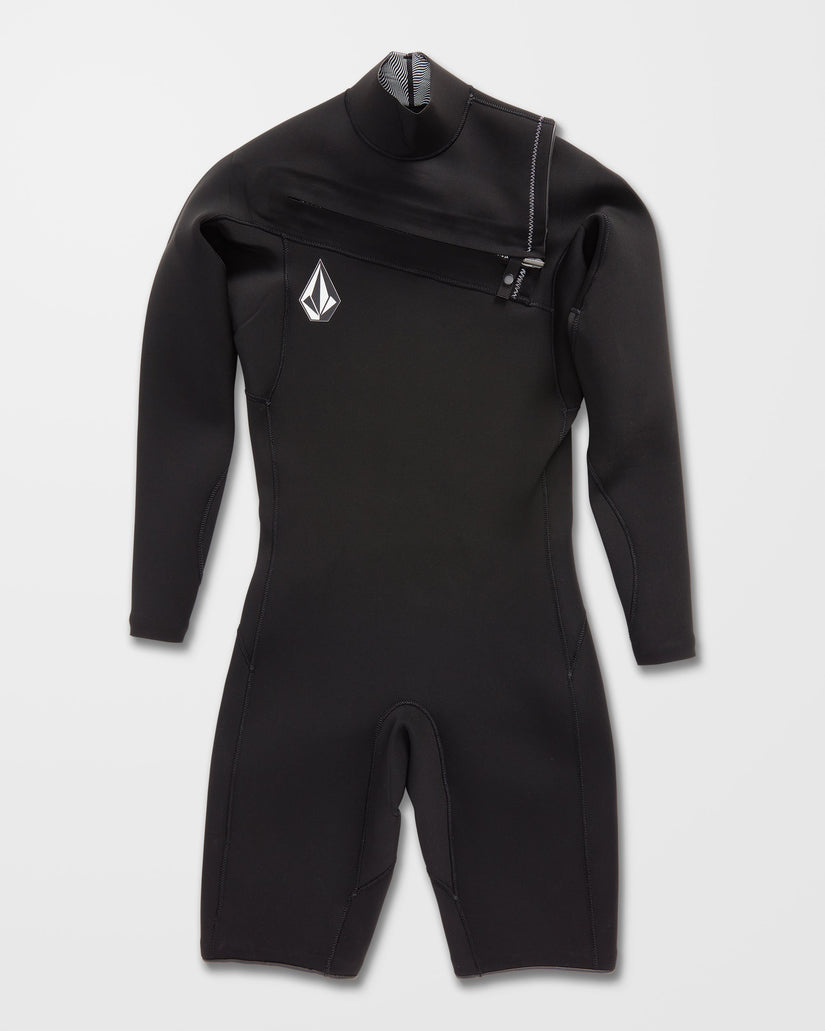 Combinaison de Surf 2/2 mm à Manches Longues - BLACK