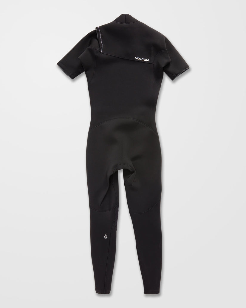 Combinaison de Surf Modulator Intégrale 2/2 mm à Manches Courtes - BLACK