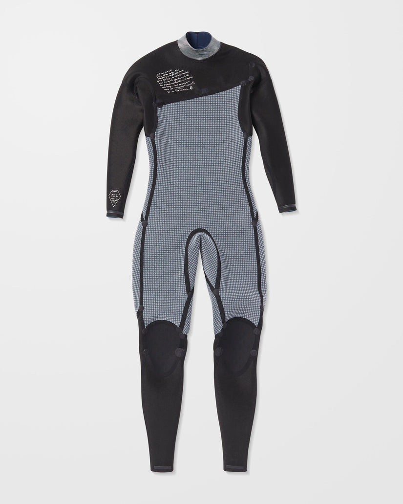 Combinaison de Surf Modulator Intégrale 3/2 mm Zippée Poitrine - CRUZER BLUE