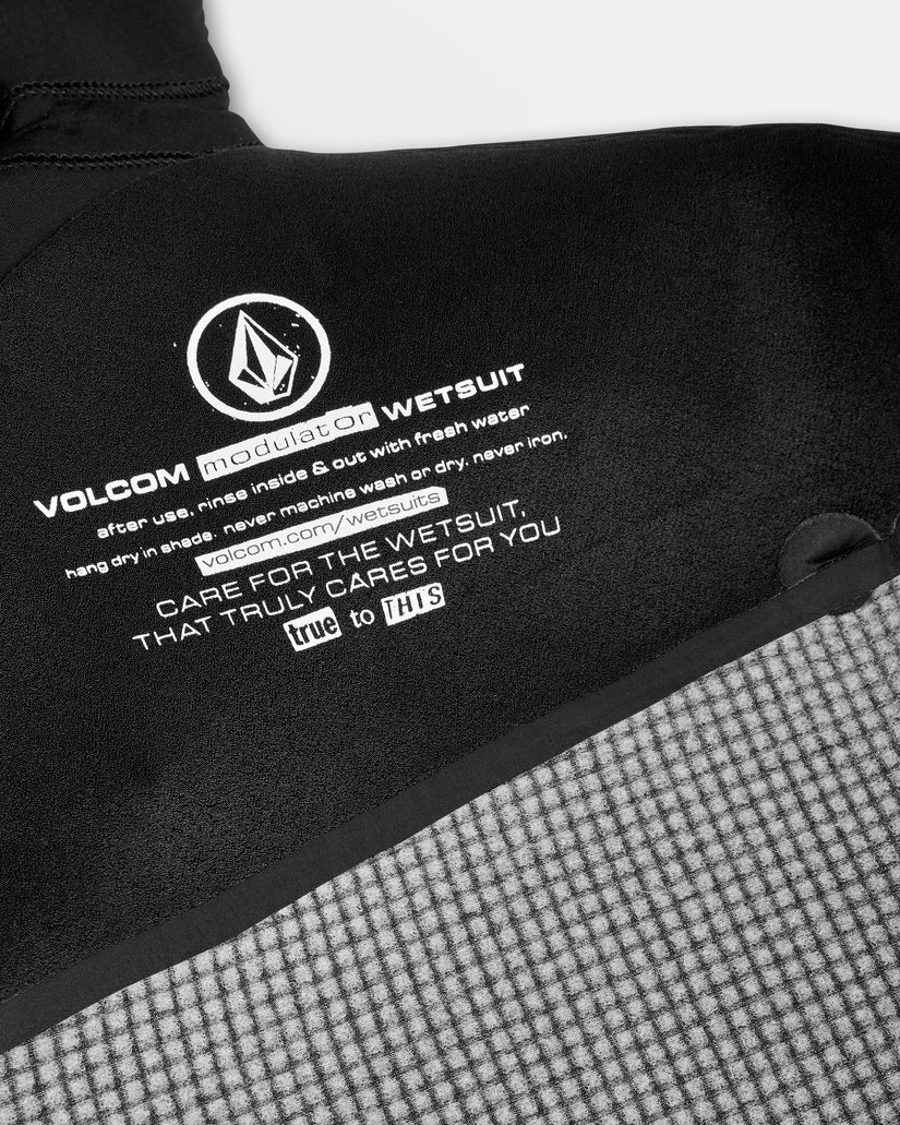 Combinaison de surf Modulator à capuche 4/3Mm zippée poitrine - Black