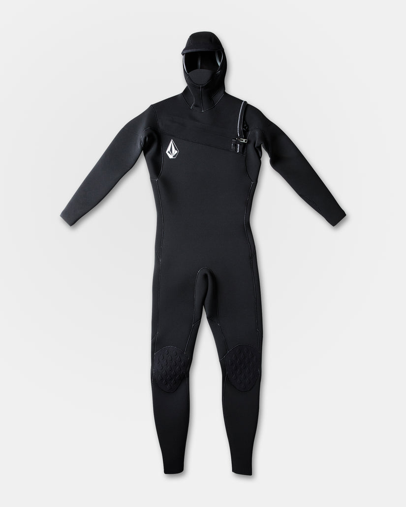 Combinaison de surf Modulator à capuche 4/3Mm zippée poitrine - Black