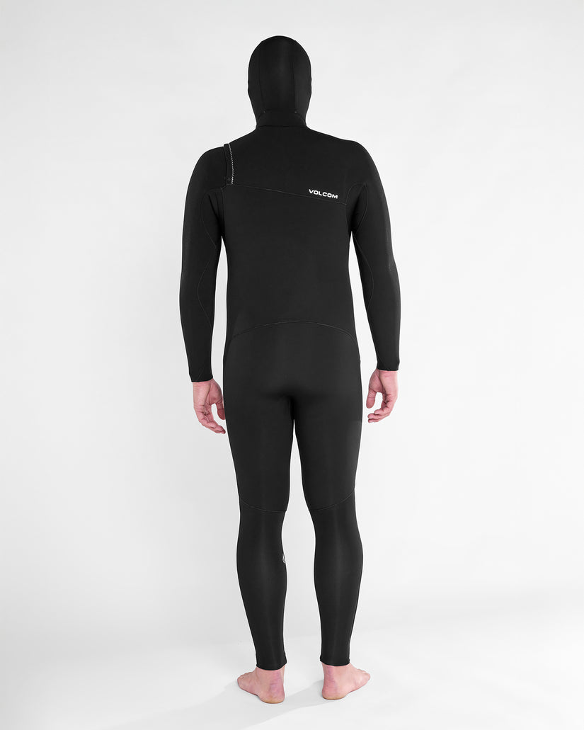 Combinaison de surf Modulator à capuche 4/3Mm zippée poitrine - Black
