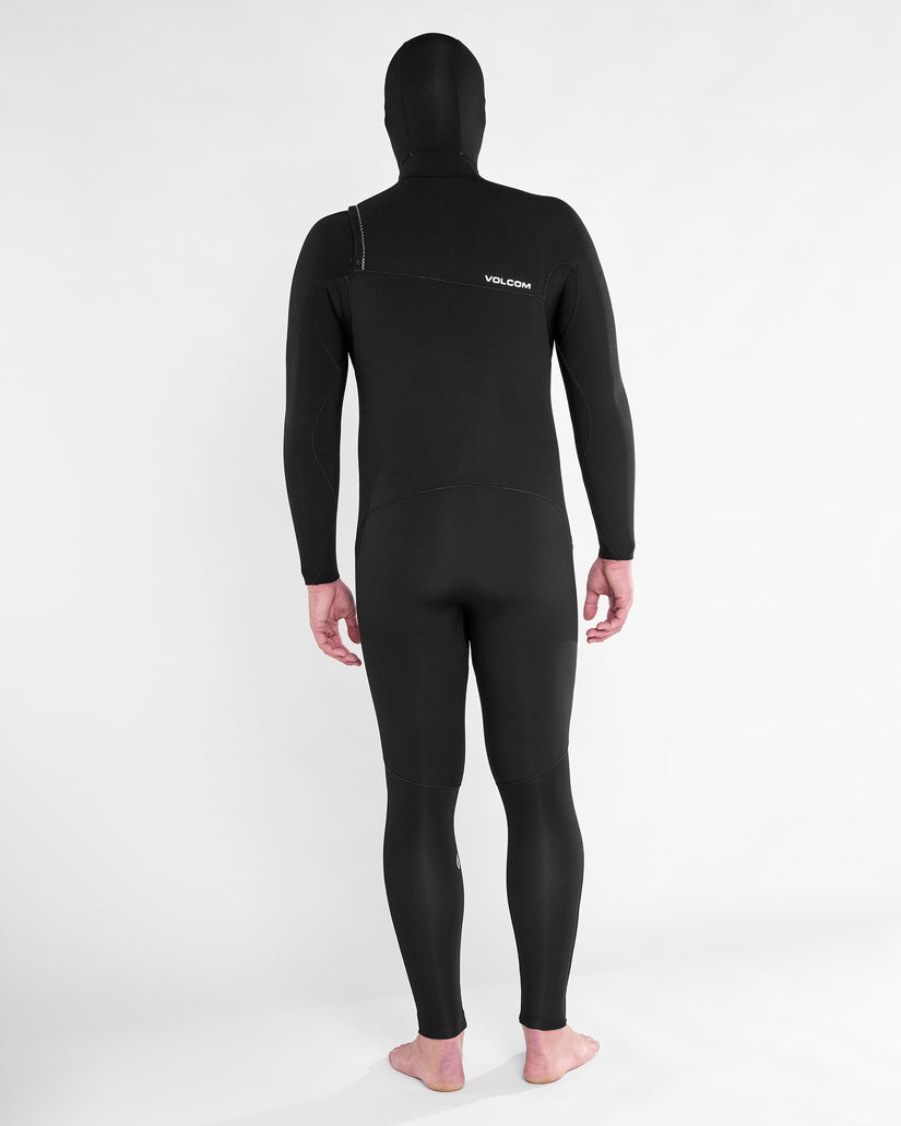 Combinaison de surf Modulator à capuche 5/4/3Mm zippée poitrine - Black