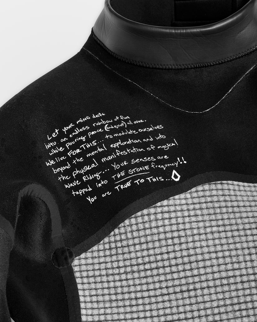 Combinaison de surf Modulator à manches longues 3/2Mm zippée dans le dos - Black