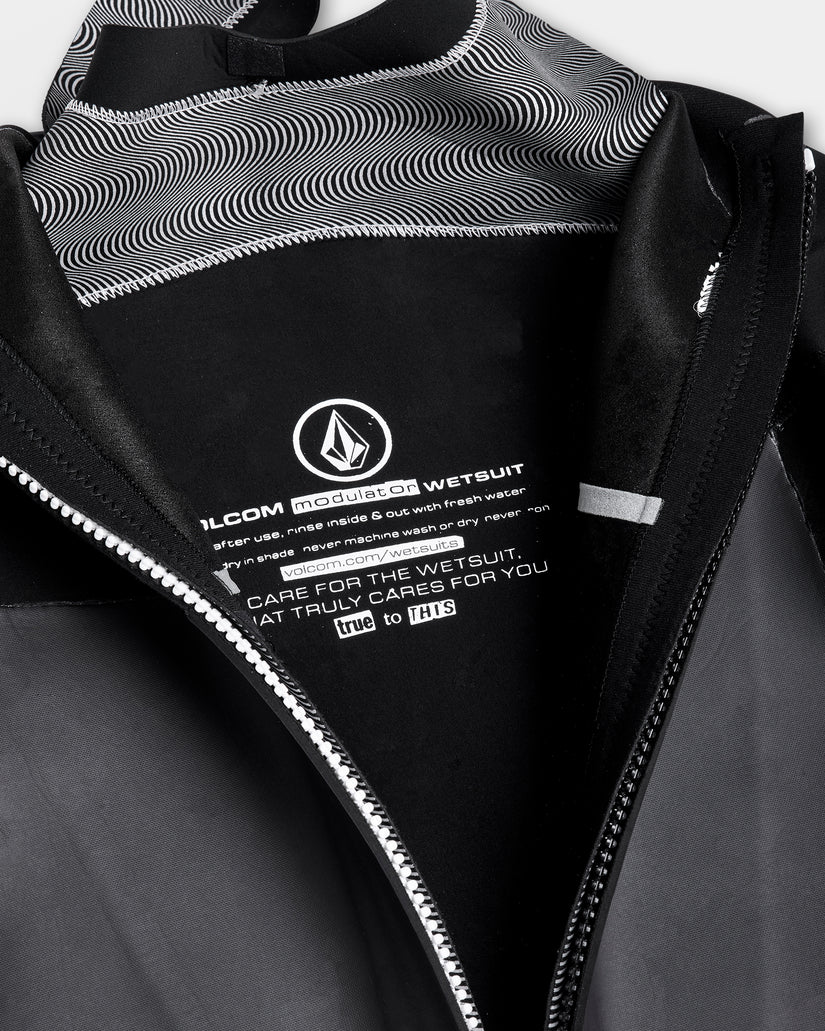 Combinaison de surf Modulator à manches longues 3/2Mm zippée dans le dos - Black
