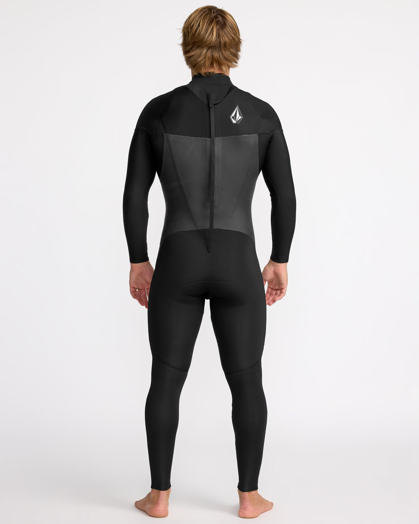 Combinaison de surf Modulator à manches longues 3/2Mm zippée dans le dos - Black
