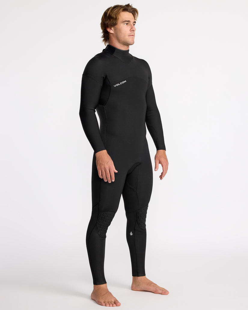 Combinaison de surf Modulator à manches longues 3/2Mm zippée dans le dos - Black