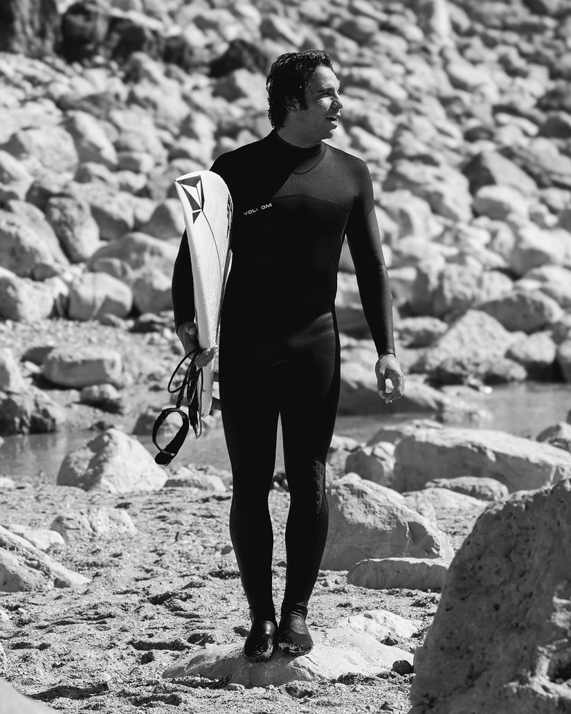 Combinaison de surf Modulator à manches longues 3/2Mm zippée dans le dos - Black
