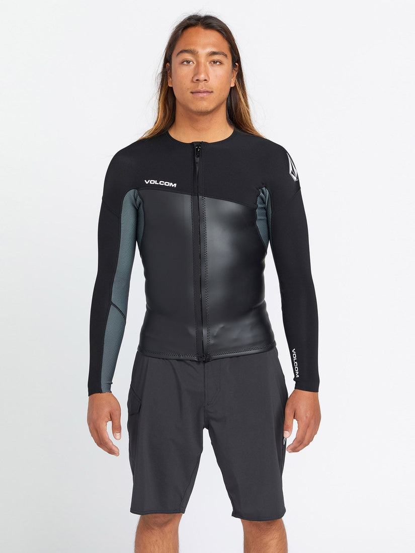 Veste Néoprène 1.5 mm Zippée - BLACK