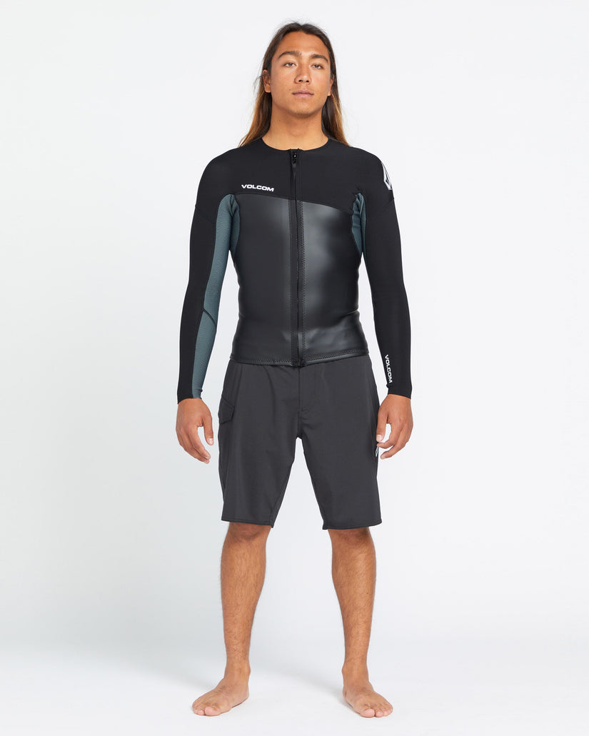 Veste Néoprène 1.5 mm Zippée - BLACK