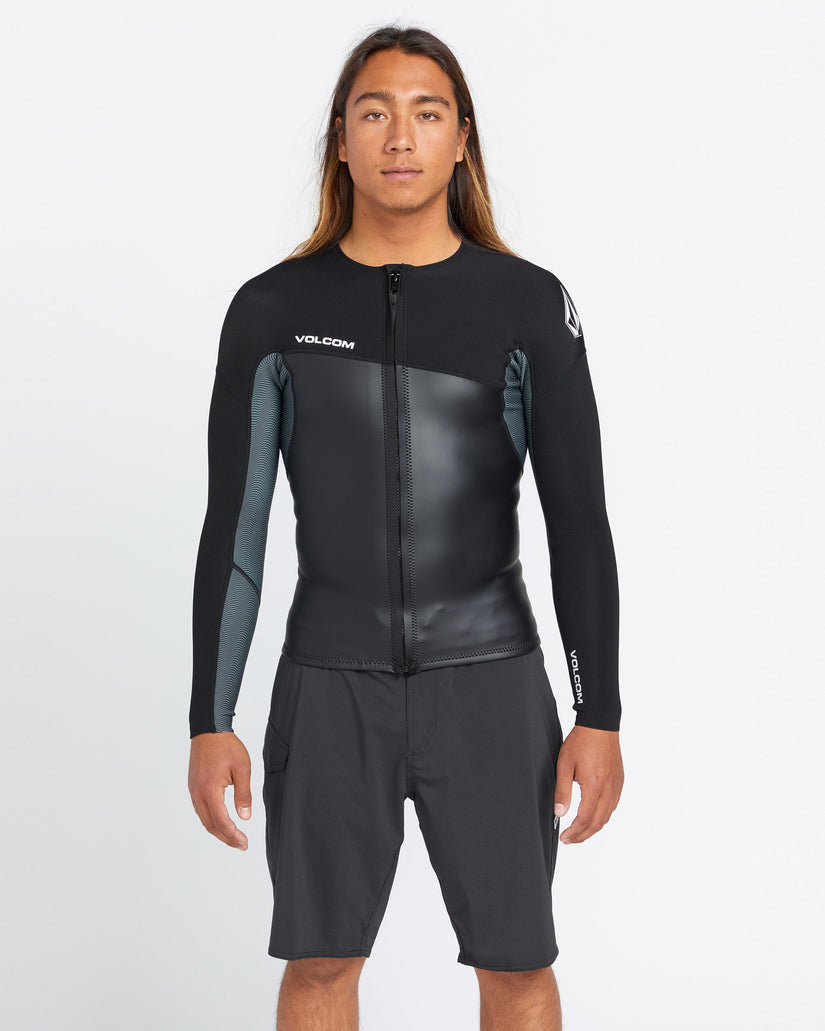 Veste Néoprène 1.5 mm Zippée - BLACK