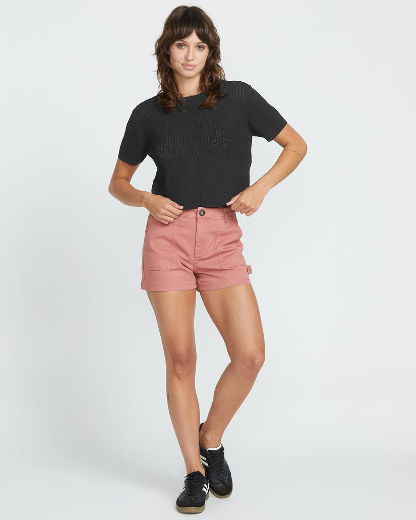 T-shirt Meshy Beach - Black