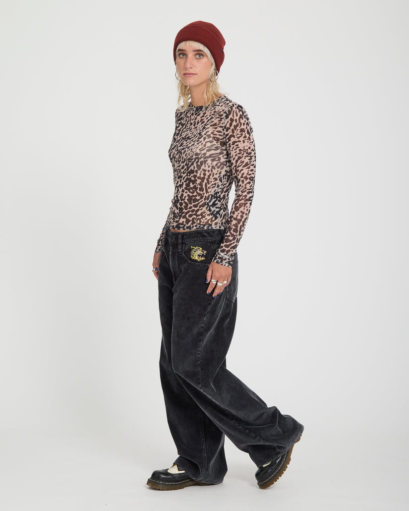 Top Tigardi Mesh - Animal Print
