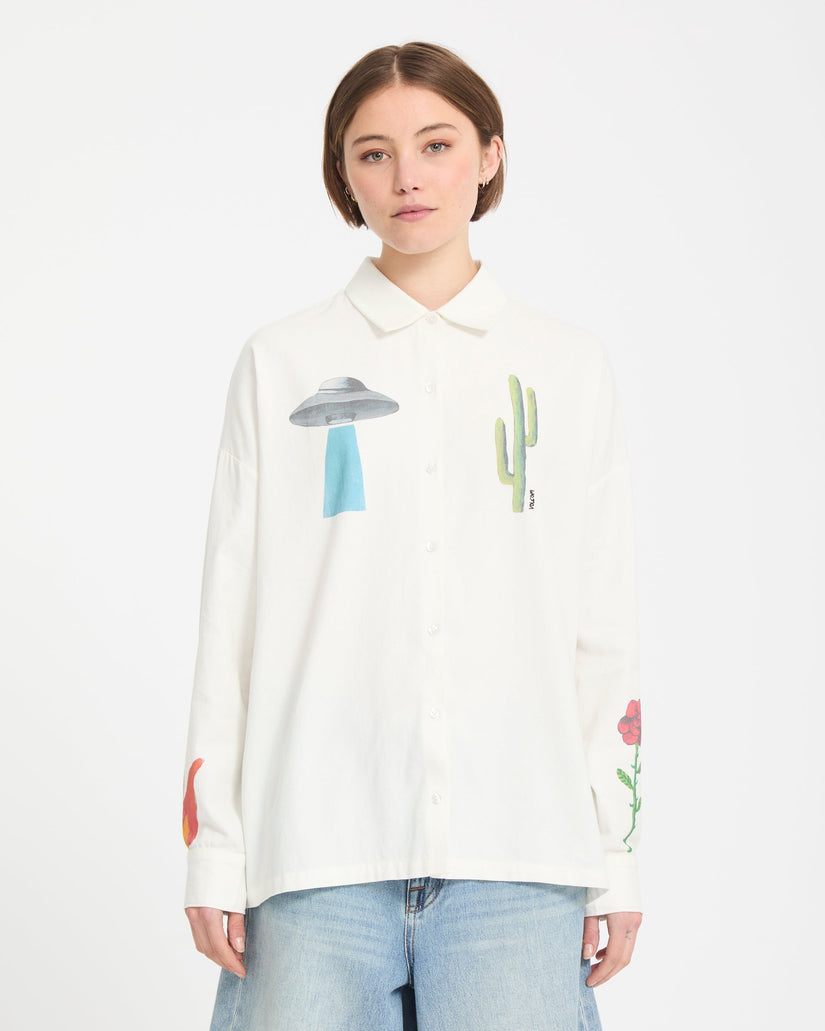 Chemise Mickey Mason - Off White