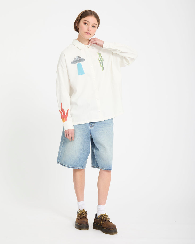 Chemise Mickey Mason - Off White