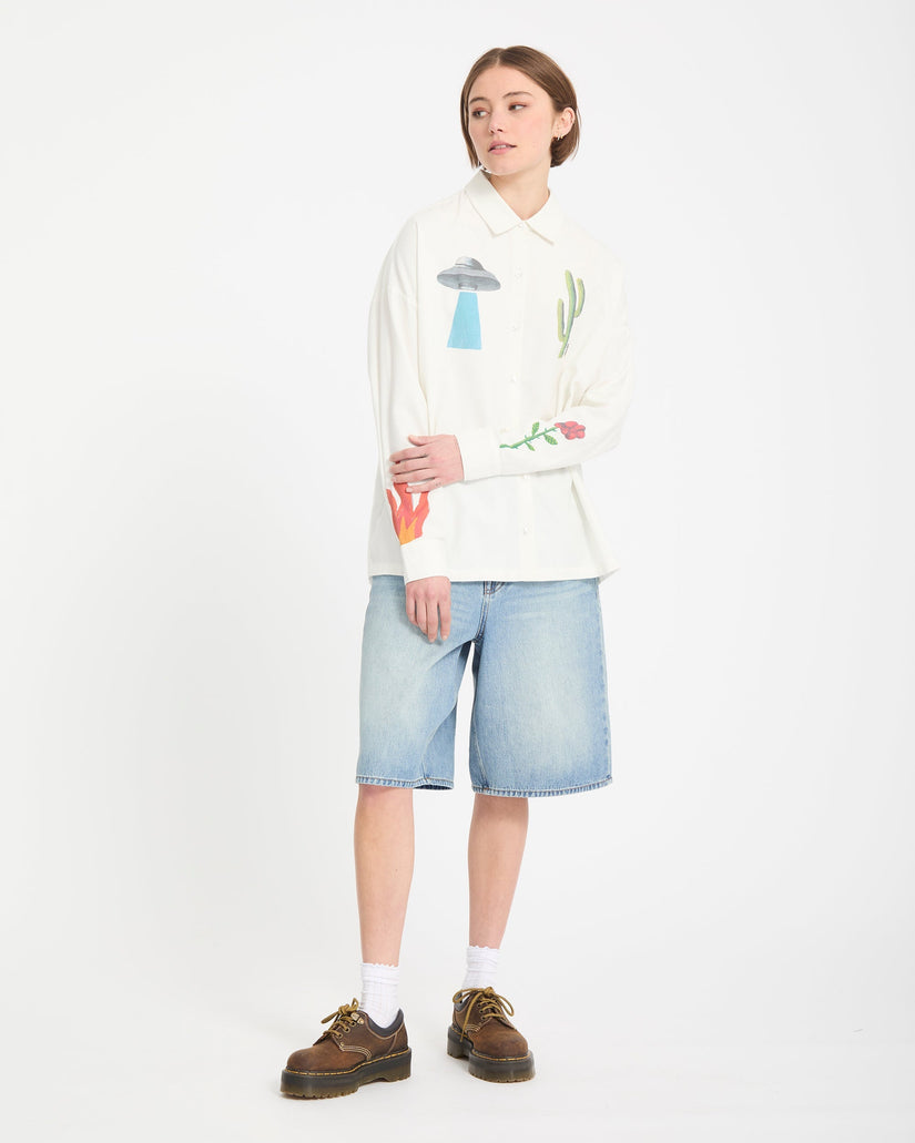 Chemise Mickey Mason - Off White