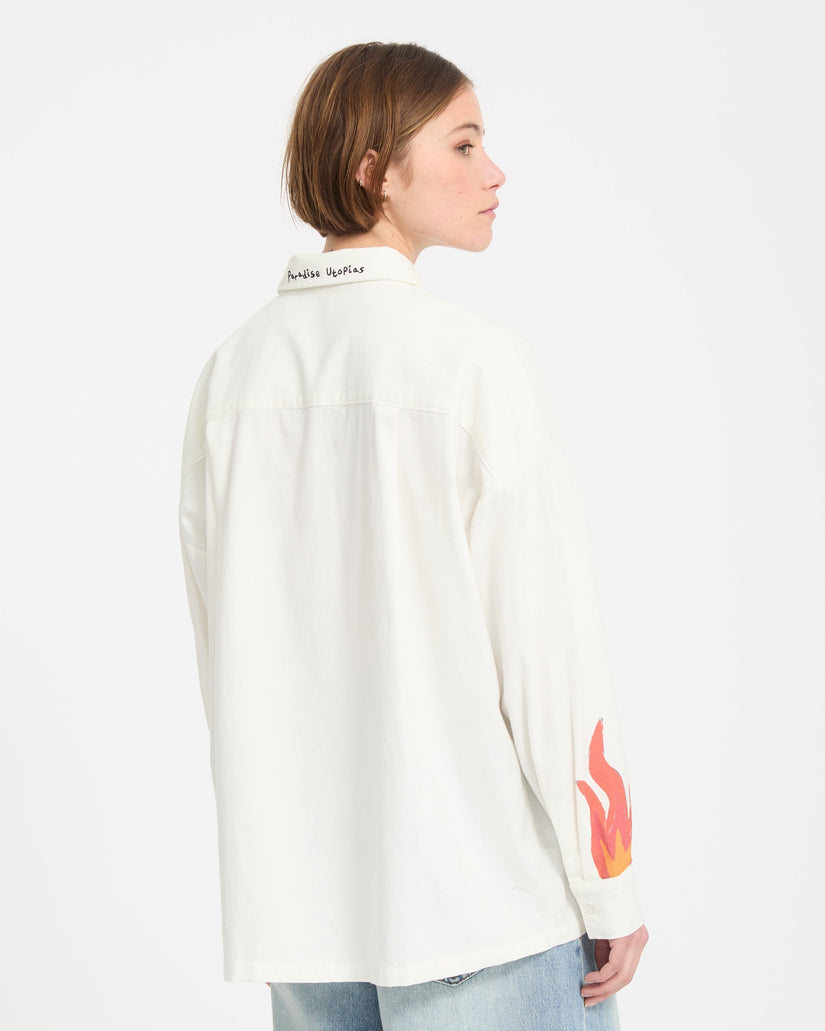 Chemise Mickey Mason - Off White