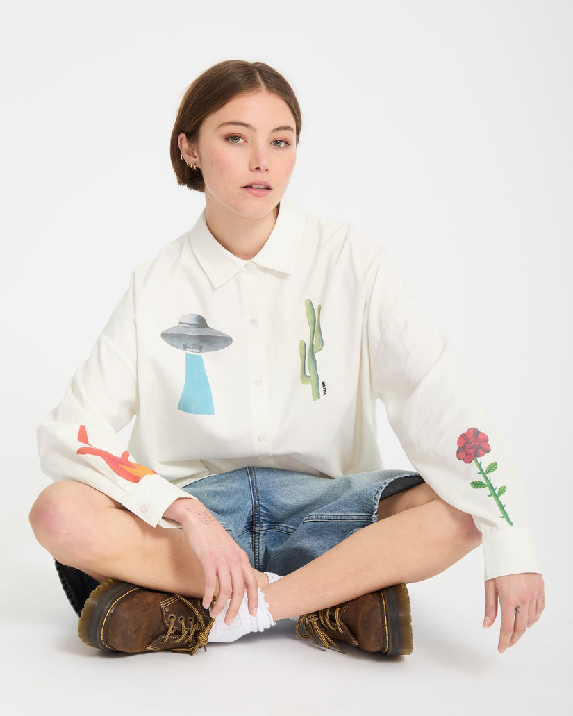 Chemise Mickey Mason - Off White