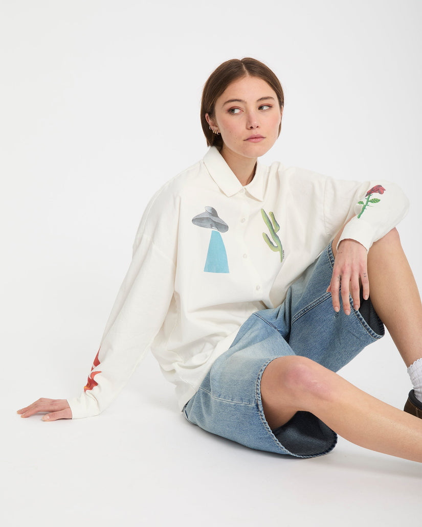 Chemise Mickey Mason - Off White