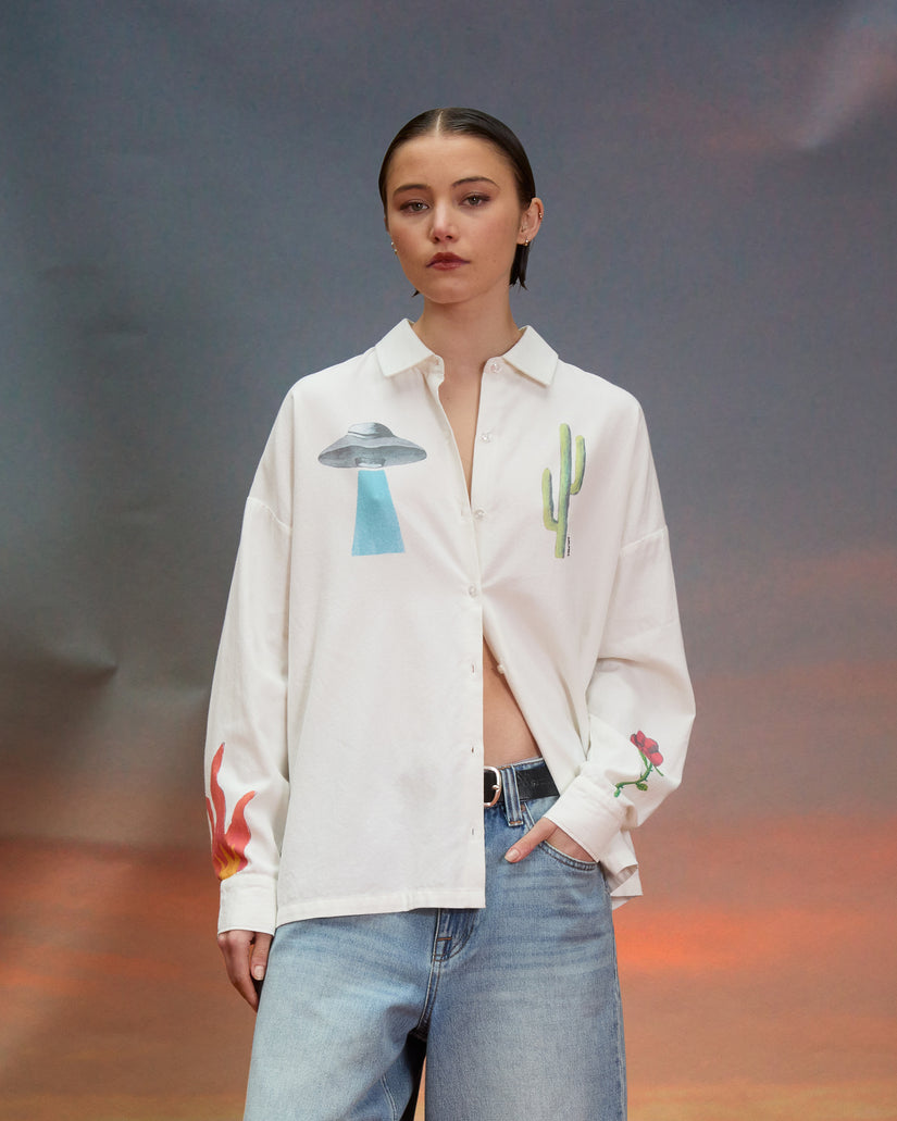 Chemise Mickey Mason - Off White