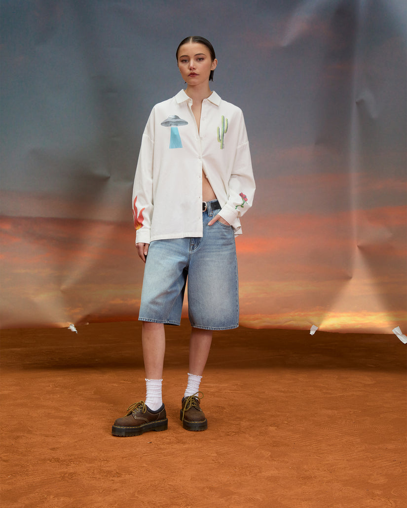Chemise Mickey Mason - Off White