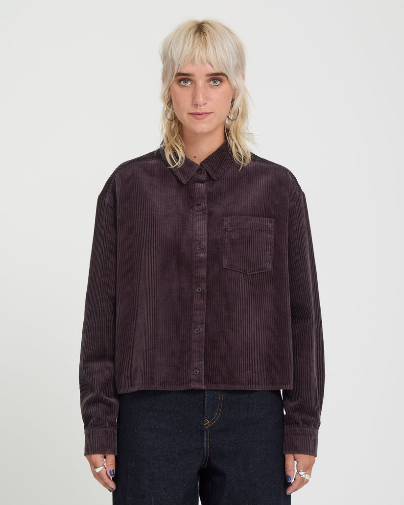 Chemise Weellow Corduroy - Raisin