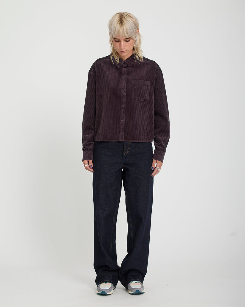 Chemise Weellow Corduroy - Raisin