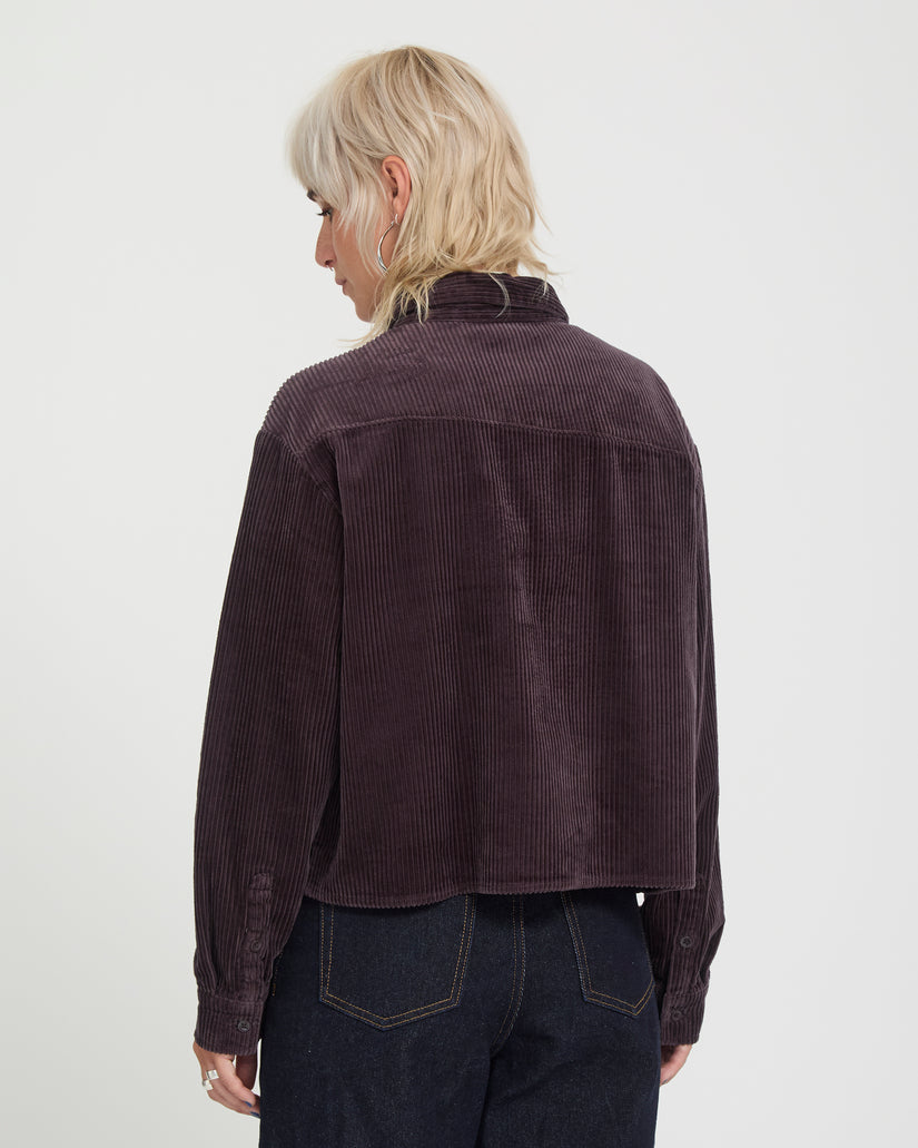 Chemise Weellow Corduroy - Raisin