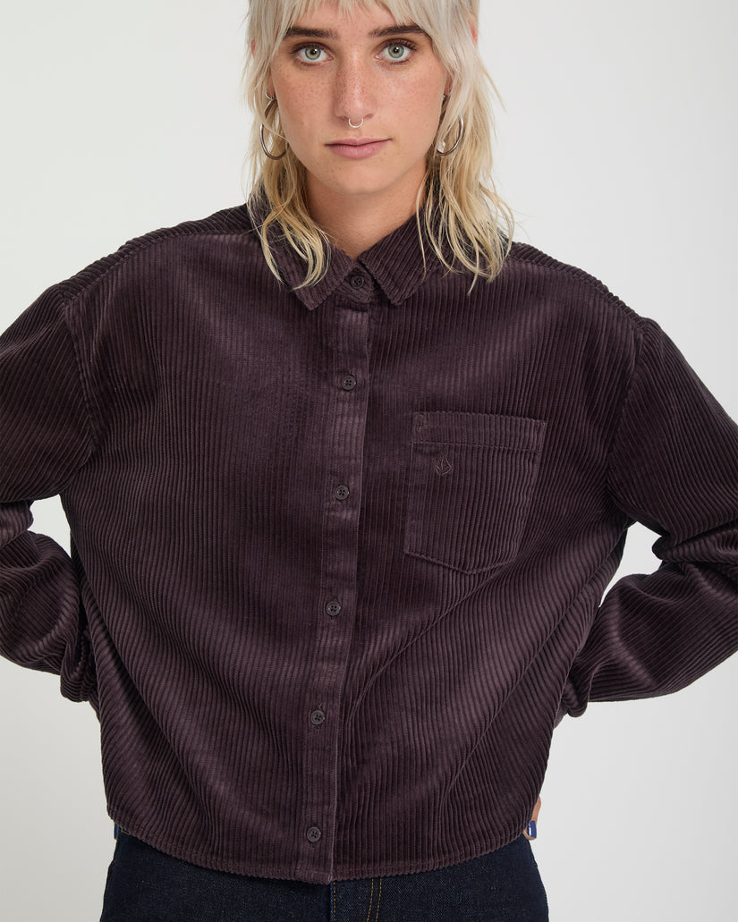 Chemise Weellow Corduroy - Raisin