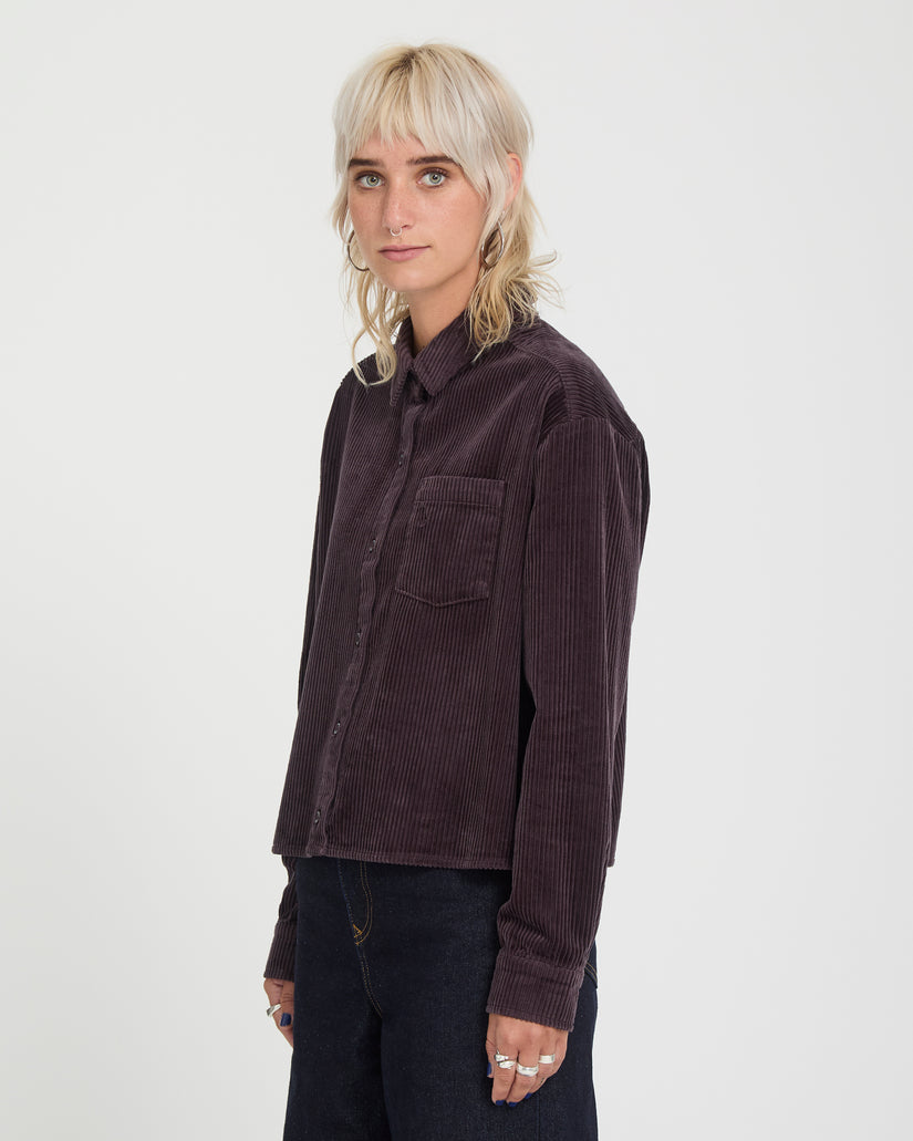 Chemise Weellow Corduroy - Raisin