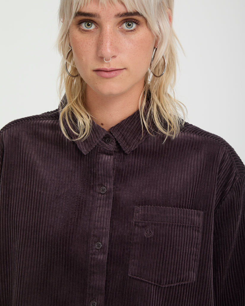 Chemise Weellow Corduroy - Raisin