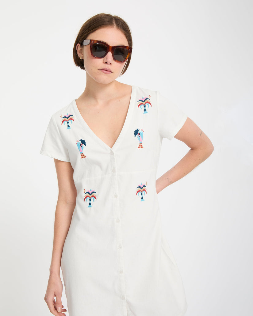 Robe chemise Bruno Lucas - Off White