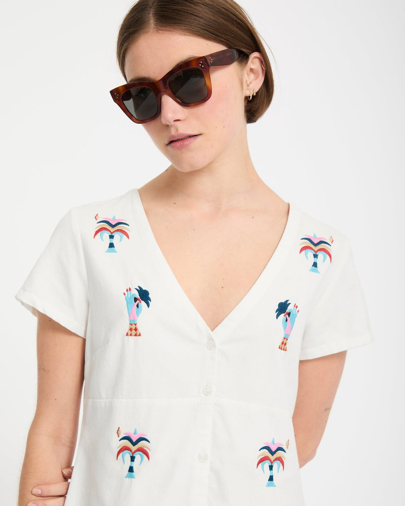 Robe chemise Bruno Lucas - Off White