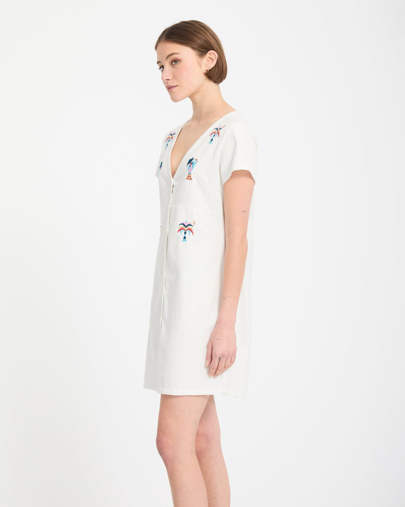 Robe chemise Bruno Lucas - Off White
